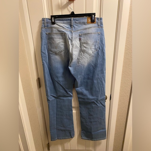 Levis 529 Jeans 14 M Curvy Bootcut Light Blue Stretch Denim 14M Boot Cut - Picture 4 of 11